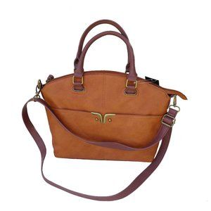 Bueno Tobacco Tan Faux Leather Purse Hand Bag